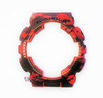 Bezel do zegarka Casio G-Shock GA-100CM-4AER, GA-100, GR-8900, GA-110, GD-100, GD-110, GA-120, GD-120, GAX-100 (10466418) (10507069) Czerwony moro