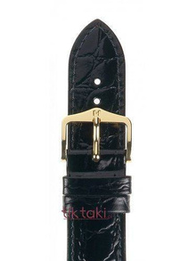 Pasek Hirsch do zegarka Crocograin 12mm /Czarny 12302850-1-12