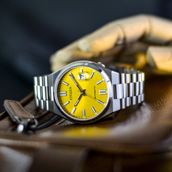 Zegarek Citizen Tsuyosa Yellow Automatic Classic Sapphire NJ0150-81Z