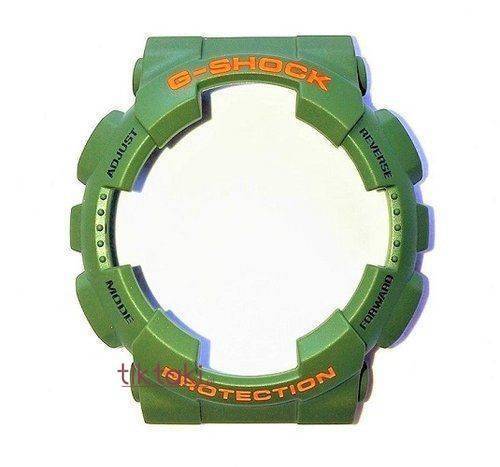 Bezel do zegarka Casio G-Shock GA-110LN-3AER, GA-100, GR-8900, GA-110, GD-100, GD-110, GA-120, GD-120, GAX-100 (10540165) Zielony matowy