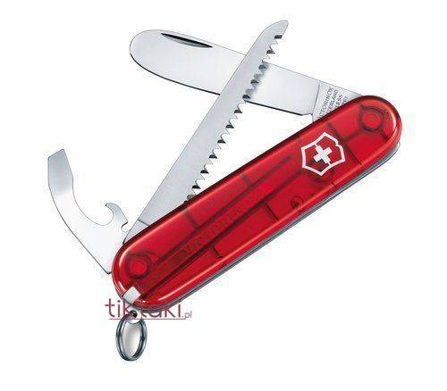 Scyzoryk My First Victorinox,  transparentny czerwony 0.2373.T