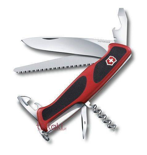 Scyzoryk Victorinox RangerGrip 55,  czerwono-czarny 0.9563.MC