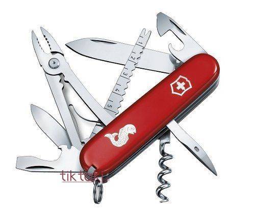 Scyzoryk Victorinox scyzoryk Angler,  czerwony 1.3653.72