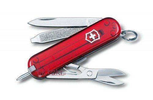 Scyzoryk Victorinox scyzoryk Signature transparentny czerwony 0.6225.t