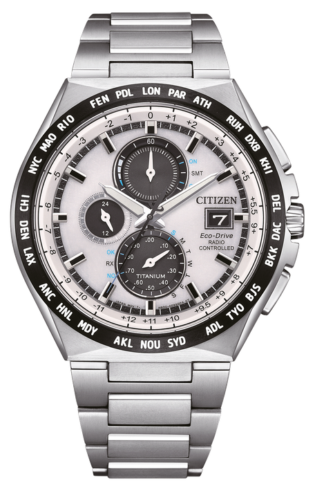 Zegarek męski Citizen Titanium Eco-drive AT8284-84A