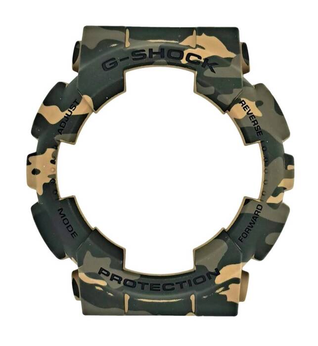 Bezel do zegarka Casio G-Shock GA-100CM-5AER, GA-100, GR-8900, GA-110, GD-100, GD-110, GA-120, GD-120, GAX-100 (10507070) Zielony moro