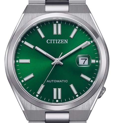 Zegarek Citizen Tsuyosa Green Automatic Classic Sapphire NJ0150-81X