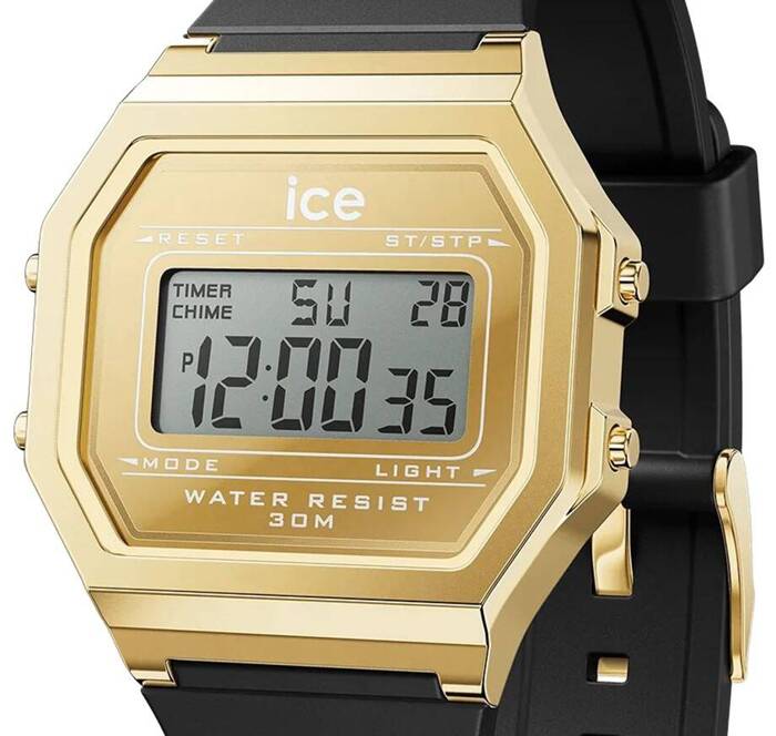 Zegarek ICE Digit  Retro - Black Gold -  022731