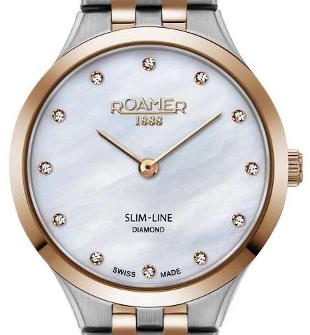 Zegarek Roamer Slim-Line Diamond 512847 49 89 20