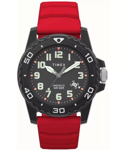 Zegarek Timex Driver Style Red Strap TW5M61000