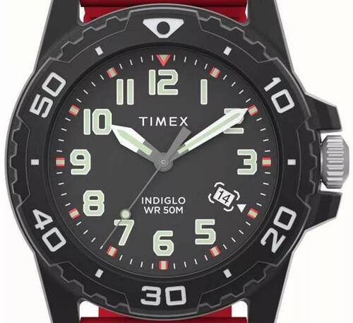 Zegarek Timex Driver Style Red Strap TW5M61000